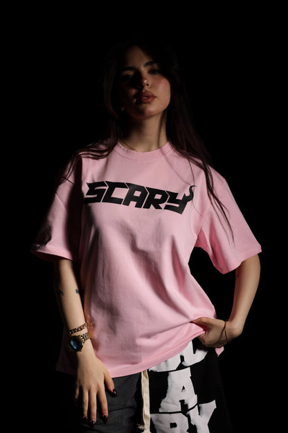 SCARY TEE PINK